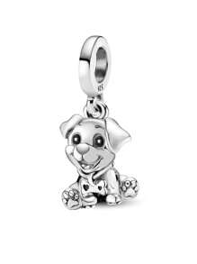 1Pc Fashionable Cute Pet Puppy Series Charm Bead Fit For Women Bracelets Bangles DIY Jewelry Making And Daily Outfit Matching Jewelry Decoration For Girls