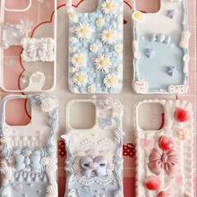 Whipped Cream Glue (100g Per Bag) Is Perfect For Handcrafts And Decorations, DIY Crafts And Ornaments, DIY Cell Phone Cases, Cupcake Decorations, Furniture Adornments, Manual Tools, Mirror Decorations. It's Easy To Start And Ideal For Effortless Decoration. - 白色 - 查看 7
