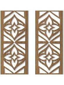 2 Pieces Of Medieval Wall Decoration Wooden Medieval Modern Decoration Modern Art Wall Decoration