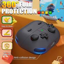 [带 3D 减压按钮] 兼容 Galaxy Buds 3 保护壳和兼容 Galaxy Buds 3 Pro 保护壳，经典游戏保护壳，兼容 Galaxy Buds 3 Pro 配件，带清洁功能 - 附清潔筆 - 查看 5