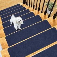 Stair Treads For Wooden Steps,8/15 Pack 30" X 8" Non Stairs Carpet Treads Indoor Stair Mats For Elders And Pets Carpet Stair Treads Non- Indoor, Stair Treads For Wooden Steps, Stair Runners Reusable Elders And Pets, Stair Mat Rugs Machine Washable Nonslip Carpet Stair Treads Non-Skid Safety Rug Resistant Indoor Runner For Kids - Multicolor - View 6