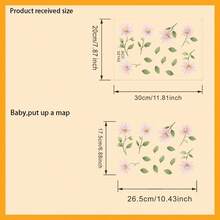1 件 20 厘米 * 30 厘米花卉撕贴墙贴，创意家居装饰墙贴，衣柜房间装饰墙面装饰浴室装饰卧室装饰房间装饰用品客厅装饰房屋装饰家居装饰客厅墙纸贴纸个性化贴纸