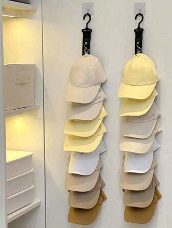 Home & Living,Storage & Organization,Clothing & Closet Storage,No-Hole Hat Organizer,Baseball Cap Hanging Organizer,Home Closet Multifunctional Organizer,Dorm Room Storage Lanyard,Closet Hat Rack,Rotatable Closet Lanyard Suspension Hanger