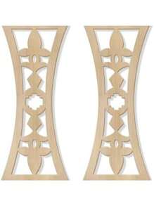 2 Pieces Of Medieval Wall Decoration Wooden Medieval Modern Decoration Modern Art Wall Decoration