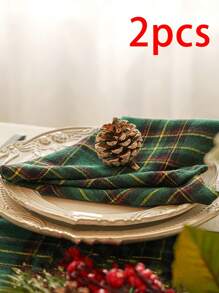 2/6/12/240pcs Minimalist Line Pattern Napkins, Washable, Skin-Friendly, Absorbent, Suitable For Hotel, Restaurant, Home, Party, Holiday Decoration, Table Cloth, Glass Wipe, Napkin