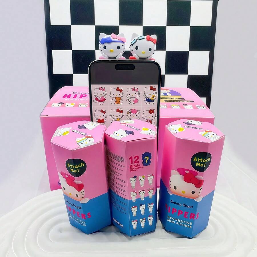 Sanrio Sanrio [Buyers' Favorite]1 Pc Hello Kitty Blind Box Figurine, Sleeping Angel Princess Decor, Desk Ornament, Assorted 12 Styles, Random Style Sent, Gift, Birthday Present, Home Decor Christmas Decoration 1pc Random Cut1e Zoon Doll , Phone Case Sticker Doll, Car Interior Decor, Desktop Decor, Model, Action Collector Doll, Collectible, Backpack Decor, Christmas/Birthday Party Gift (Random Style)