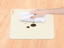 Placemat Set Of 6 Silicone Placemats For Kitchen Dining Table Decor, Washable Table Placemats Wipeable Table Mat - Beige - View 3