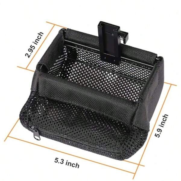 Brass Catcher, Universal Shell Catcher Net With Picatinny Rail Mount Heat Resistant Mesh Brass Collection For Rifle Range