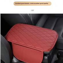 Center Console Cover With Two Storage Bag,Leather Comfort Armrest Cover For Car Decorations Height Car Armrest Cushion,Universal Car Arm Rest Cover Pad For Most Vehicles - Multicolor - View 7