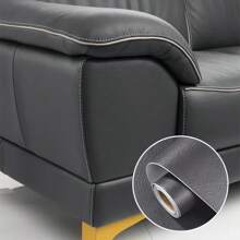 1 Roll Black Leather Repair Patch, Waterproof Removable Self-Adhesive Leather Repair Tape, Can Be Cut Freely, Reusable, Suitable For Sofa, Car Interior, Motorcycle Seat, Handbag, DIY Headboard Cushion And Synthetic Leather Furniture, Jacket Emergency Patch, Sofa Cushion Renovation