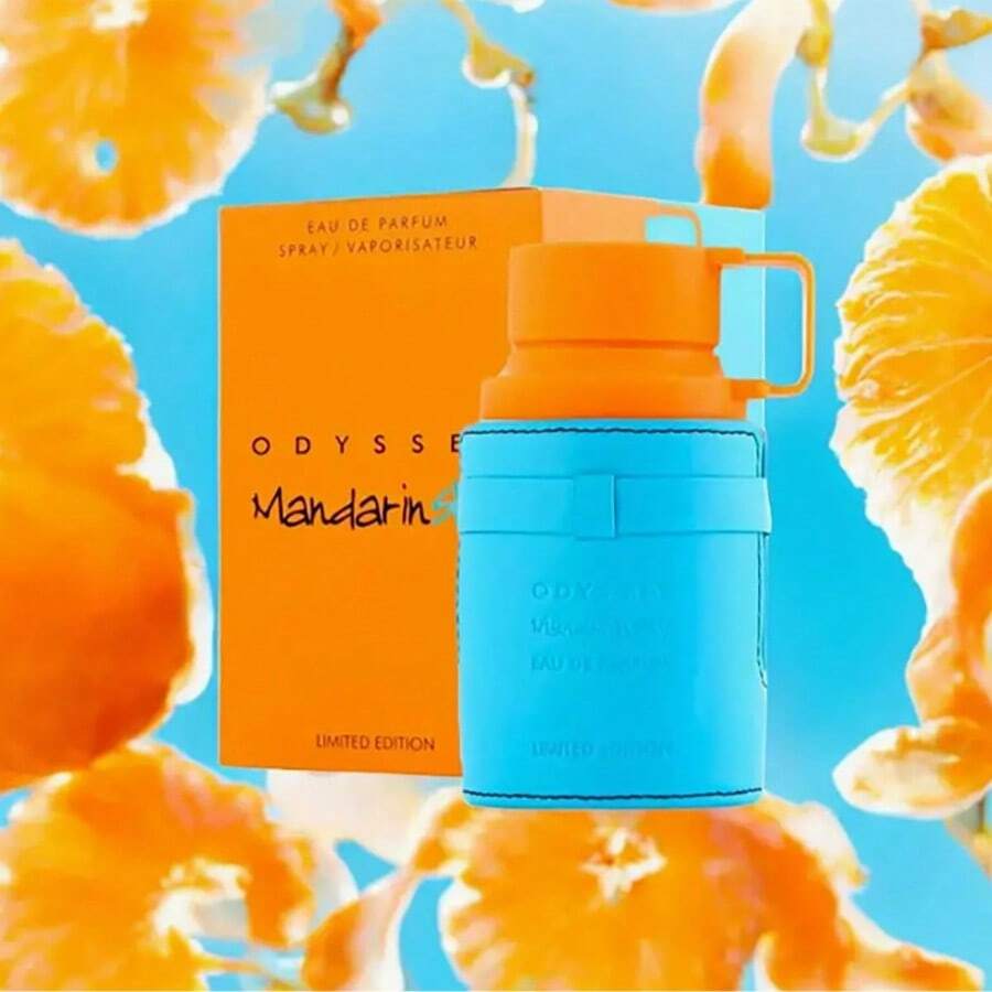[Fresh & Citrusy Fragrance Spray] Odyssey Mandarin Sky Eau De Parfum For Men 3.4Oz 100ml Valentine's Gift