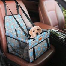 CRUTBYGD Pet Dog Booster Seat, With Upgrade Support, Breathable And Foldable Pet Car, Pet Dog Car Portable Seat, Suitable Small And Medium Pets