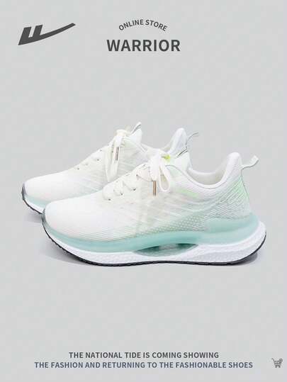 WARRIOR 2024 New Sports Style Women Outdoor Comfortable Fashion Running Shoes, Spring/Autumn Breathable Lace-Up Soft Bottom Non-Slip Casual Sneakers