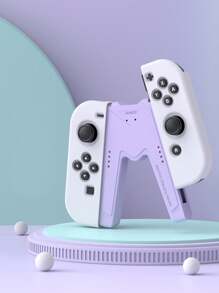 1pc Switch Game Controller Grip Handle, Compatible With Switch OLED Universal Controller Charging Grip, NS Joycon Charging Dock OLED Stand Controller Holder, Gaming Accessories, Control Grip