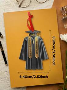 1pc Custom Graduation Ornament With Your Name And Text, Custom Bachelor Gown Character Decor, Personalized Gift, Graduation Gifts, Graduation Decorations, Class Of 2025, Gifts For Friends, College, High School Graduation, Graduation Party, Teacher Appreciation Gift, Teacher Gifts, Gifts For Classmates, Friend Gift, Personalized Gift For Son And Daughter, Gift For Bofriend/ Girlfriend Motivational Gifts, Gift For Him, Gift For Her