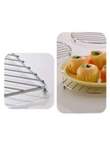 1 pièce Support épais en acier inoxydable pour casserole, tapis résistant à la chaleur, dessous de plat polyvalent pour la cuisine, grille vapeur, support pour bol et plat