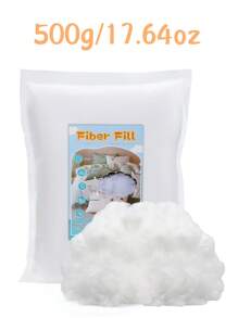 1 set de 80/130/260/500/900g de algodón de relleno, algodón de plumón súper , algodón de seda tejido comprimido al vacío, relleno de poliéster, adecuado para almohadas, cojines de tiro, relleno de muñecos de peluche