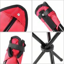 Mimi Folding Camping Chair Adjustable Height Durable Aluminum Alloy Suitable For Beach Fishing And Hunting Outdoor Comfort Accessories(Small Size 22cm*22cm*31cm)