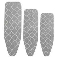 1件装通用熨衣板罩，带弹性边缘，防污耐高温，加厚衬垫，熨斗隔热罩，适用于熨衣板、厨房装饰、家居用品、母亲节礼物、卧室装饰、花园、厨房装饰、夏季、海滩、旅行必备、房间装饰、软萌、毕业季 - 彩色 - 查看 3