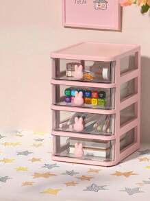 Stylish Multi-Layer Cosmetic Storage Box - Compact Plastic Makeup Organizer With Convenient Drawers, Odorless And Lightweight, Suitable For Jewelry And Beauty Essentials,For Holiday Beach, Bathroom Collection, Bedroom Collection, Large Capacity