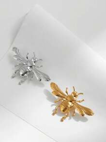 Broche géométrique en acier inoxydable pour femmes, accessoire mode, cadeau de mode