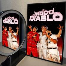 1PC Rapper Pop Singer Decorative Painting Poster Anime Poster HD Retro Poster Suitable For Home Cute Room Decoration, Exquisite Furniture Decoration, Frameless - Multicolor - View 5