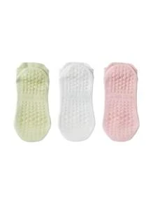 3/5/8 Pairs Of Yoga Fitness Sports Colorful Socks Women's Pilates Mesh Breathable Non-Slip Grip Socks For Dance Yoga Fitness Running