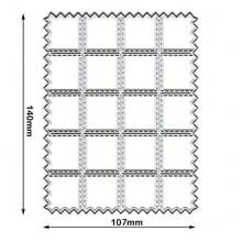 Stamp Puzzle Background Frame Metal Cutting Dies For DIY Scrapbooking Card Making Stencils Photo Albums 1PC