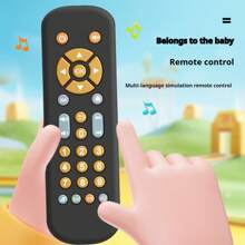 1 Pc Baby Remote Control Toys Are Suitable For Babies Over 6 Months Old, With Music, TV Remote Control Toys, And Children's Remote Control Toys. Children's Realistic Game Remote Control, Realistic Lighting And Sound - In English, French, And Spanish, Suitable For Baby Play - Does Not Contain Bisphenol A (Four Styles For You To Choose From)