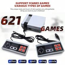Mini Dual-Player Retro Gaming Console – USB-Powered Plug-And-Play System With Classic Entertainment – Brings Families Memories – Easy Setup, Ideal For Gatherings, Birthdays, And Holiday Gifts