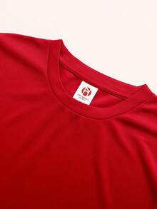 5PCS Men's Performance Long Sleeve T-Shirt Men's Quick-Dry Long-Sleeve T-Shirts. These T-Shirts Wick Away Moisture, Offer Breathability, And Keep You Cool. Perfect For Sports And Casual Wear, They Feature A Relaxed Fit, Round Neck, And Are Ideal For Fitness Activities And Outdoor Outings. - 紅色 - 查看 5