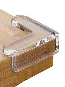 8pcs Clear Desk Edge/Corner Guards, Silicone Anti-Collision Protectors For Coffee Tables, Beds, And Windows