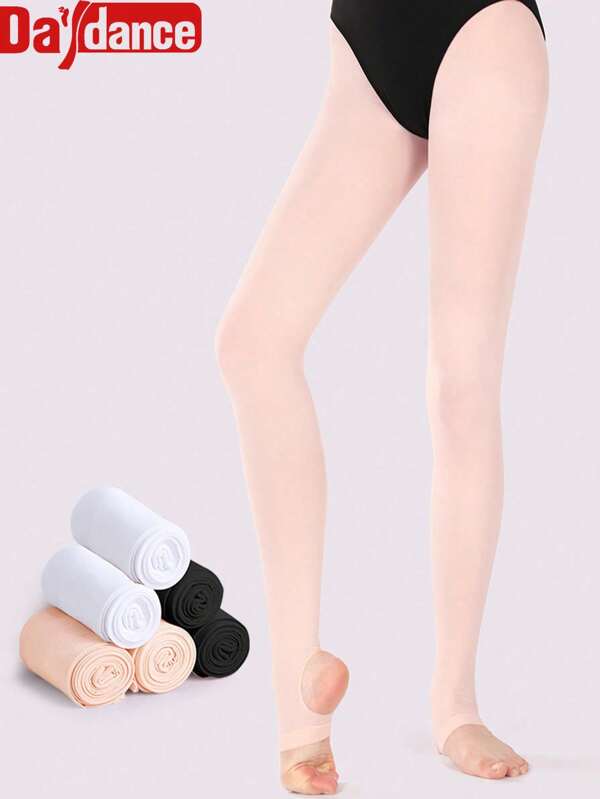 Daydance Girls Adult Convertible Ballet Dance Tights Dance Stockings Women Ballet Pantyhose 60D