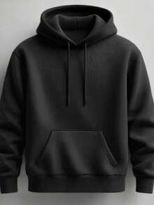 Blusa De Moletom Arvores Flores Japonesa Streetwear Com Capuz Agasalho Abrigo Flanelado Casaco de Frio Quentinho Inverno Masculino Feminino - Envio Imediato - Preto - Visão 3