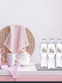 10pcs Mr & Mrs Water Bottle Stickers/Birdal Shower Bottle Wrappers/Wedding Party Bride To Be Water Labels Supplies