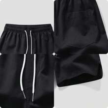 Pantaloncini casual da uomo con laccio