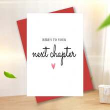 1pc Well Wishes On Your New Job Or The Next Chapter Card - Heartfelt Good Luck Wishes For Colleagues, Coworkers Or Friends. Cartoon Design, Blank Space For Message, Colleague Gift, 5"X7", Comes With Thick Envelope - Multicolor - View 6