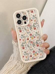 Funda con estampado floral (1 unidad). Recortes precisos para proteger la cámara. Diseño amortiguador. Compatible con phone 1 Pro Max/12 Pro Max/13 Pro Max/14 Pro Max/15 Pro Max/16 Plus/16 Pro Max (1 unidad) - Blanco - Ver 5