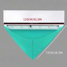 1 pezzo Sacchetto per lavare il condizionatore d'aria, Copertura impermeabile per la pulizia del condizionatore d'aria split, Sacchetto d'acqua per condizionatore d'aria, Sacchetto per la pulizia del condizionatore d'aria con tubo dell'acqua, Sacchetto per l'assistenza al condizionatore d'aria a parete per unità domestiche, casa, hotel, ufficio, strumenti per la pulizia