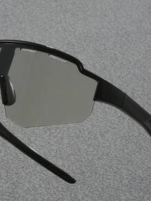 1pc Unisex Children/Teenagers Large Frame Half Rim Integrated Glasses -Stylish Versatile Glasses With Anti-Slip Temples - A - View 10