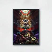 1pc/3PCS Wall Arts Posters Modern Classic Popular Roguelike Game "Isaac's Union" Poster Print Canvas Painting Wall Art Pictures Home Modern Game Room Decoration, Frameless/Framed ,Wall Art With Frame