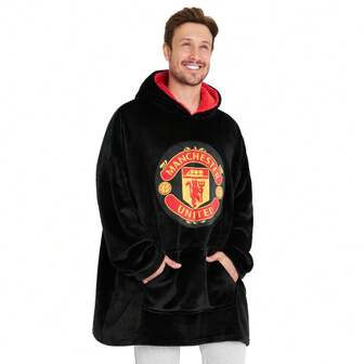 Manchester United F.C. Oversized Hoodie Blanket Man U Football Gift
