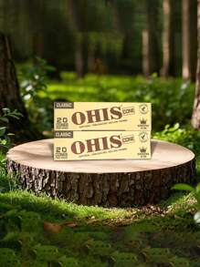 Brown Box Set Of Pre-Rolled Cones + Funnels And Storage Tubes, Ultra-Thin Slow-Burning Pointed-End Rolling Papers, Portable Cone-Shaped Rolling Papers, Romantic Gifts, Party Gifts, Gifts For Friends, Outdoor Supplies, Pre-Rolled Filter-Tipped Paper Accessories, Easy To Carry.