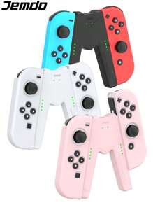 1pc Switch Game Controller Grip Handle, Compatible With Switch OLED Universal Controller Charging Grip, NS Joycon Charging Dock OLED Stand Controller Holder, Gaming Accessories, Control Grip