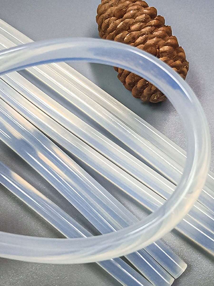 20pcs 7mm Hot Melt Glue Sticks, High Adhesion, Transparent And . These Transparent Glue Sticks Are Durable And Suitable For Most Glue Guns. They Are Ideal For DIY Crafts And Are Suitable For Gluing Paper, Leather, Wood And Other Supplies - Multicolor - View 1