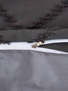Capa de almofada decorativa tufada de 1 peça sem enchimento, capa de almofada moderna para casa, para sofá, decoração de sala de estar, roupa de cama, capas de almofada para sofá [sem enchimento de travesseiro], adequada para uso diário, design minimalista de alta qualidade, sala de estar, quarto, carro pequeno
