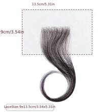 Niewidoczne nakładki na włosy z koronką z przodu dla kobiet - proste naturalne przedłużki włosów, łatwe w użyciu, zwiększające objętość plastry, lekkie i wygodne, bez potrzeby klejenia