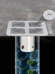 10 Stück Haare-Fänger für Dusche und Badewanne - Einfach zu benutzen, Ablauf Filter Aufkleber, Einmal-Abflussabdeckungen, geeignet für Dusche, Waschbecken und Waschmaschine, einfach anzubringen, Haare-Stopper Abflussabdeckungen, Einmal-Ablauffilter, Badezimmer Haar-Sammler Stopfen, Abflussabdeckungen, Küchenspülbecken Siebe, Einmal-Dusche Haar-Fänger, Abfluss Filter Aufkleber, Badezimmer Badewanne Haar-Stopfen, Badezimmer Zubehör Schulanfang