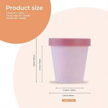 直桶面膜罐面霜大容量身体霜盒塑料瓶高颜值彩色包装瓶黑粉色白黄色绿色 - 彩色 - 查看 8