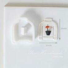 New Soft Clay DIY Jewelry Earring Mold Set With Multiple Shapes - White - View 8